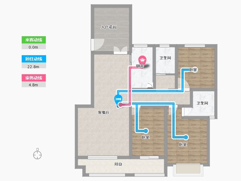 河南省-安阳市-中圣龙栖湾-107.00-户型库-动静线