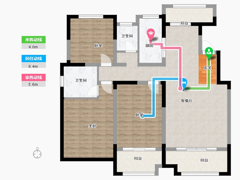 山东省-济南市-中建长清湖-113.74-户型库-动静线