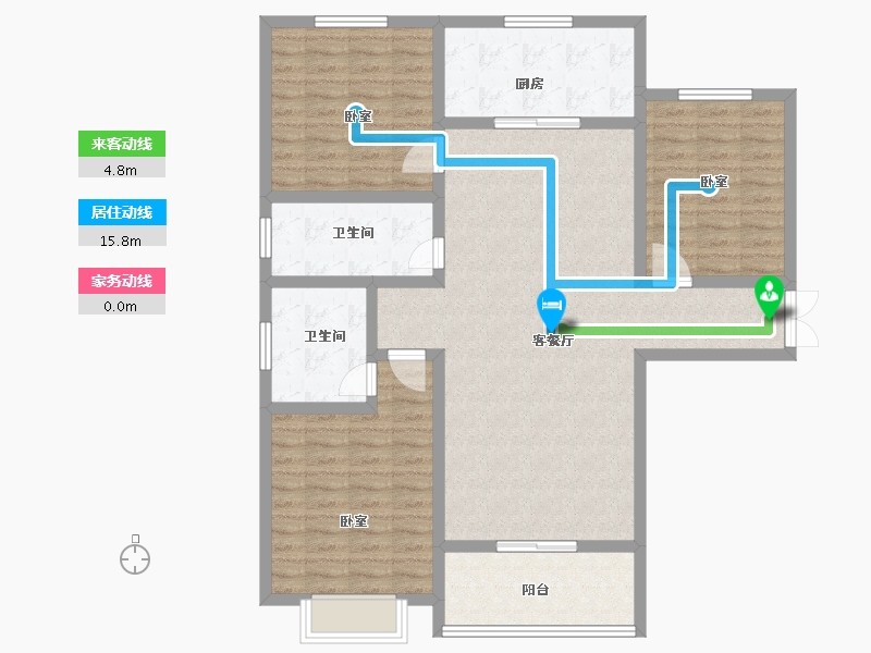 河南省-安阳市-宜居畅苑-115.00-户型库-动静线