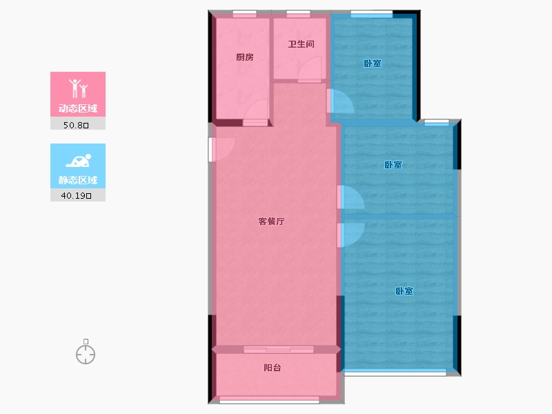 河南省-郑州市-中建梅溪上郡-82.01-户型库-动静分区