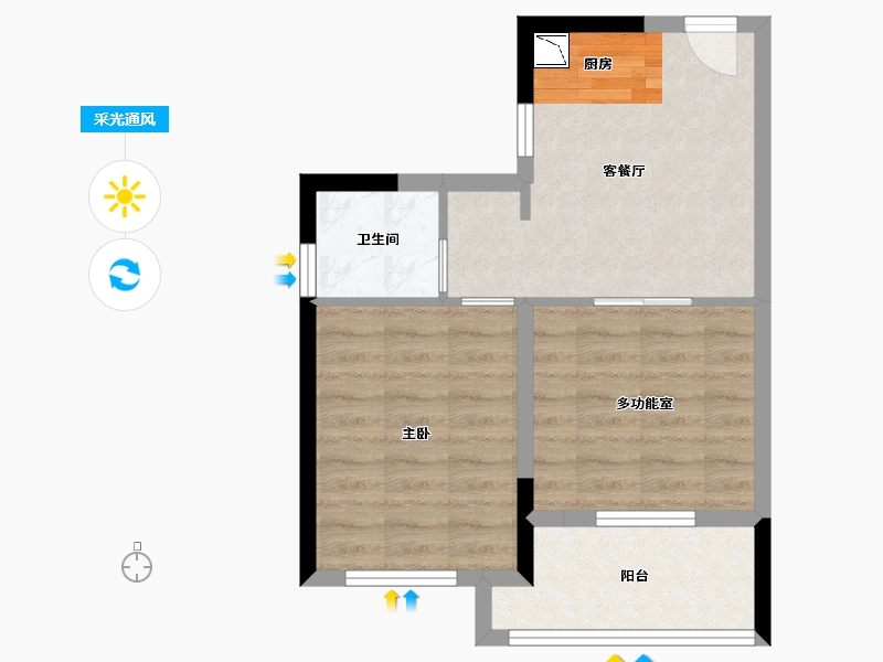 江西省-宜春市-天沐温泉谷-47.69-户型库-采光通风