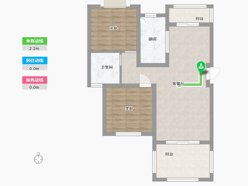 江西省-宜春市-鼎盛华府-72.00-户型库-动静线