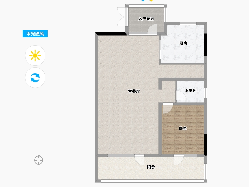 山东省-青岛市-青特地铁花屿城-126.00-户型库-采光通风