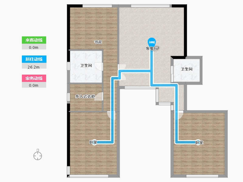 山东省-青岛市-中视水郡兰庭-140.01-户型库-动静线