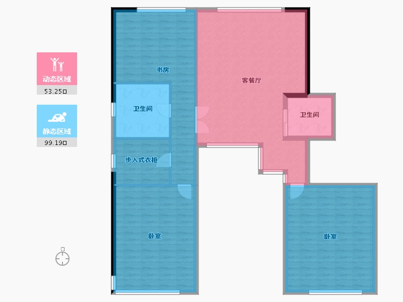 山东省-青岛市-中视水郡兰庭-140.01-户型库-动静分区