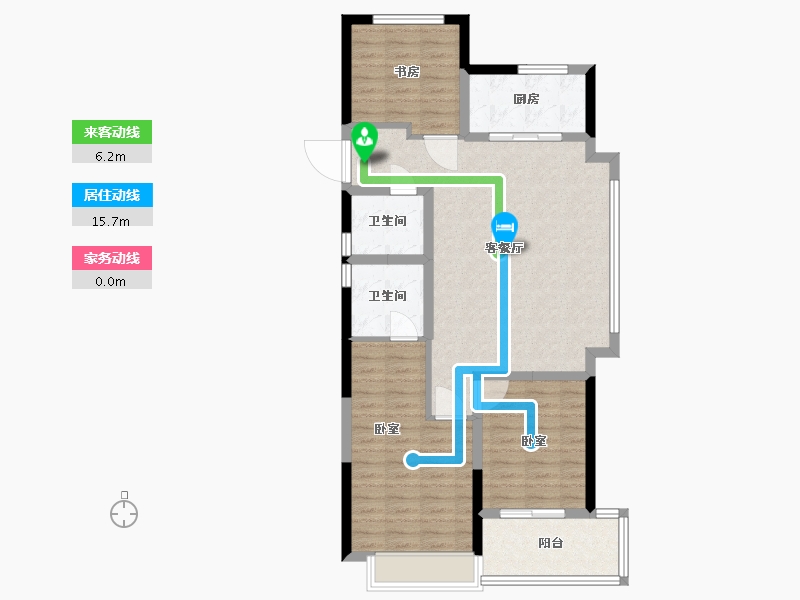 浙江省-舟山市-东投明越湾-91.99-户型库-动静线