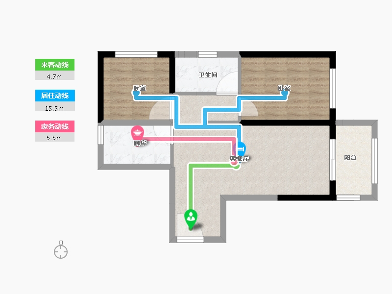 河南省-郑州市-建业盛悦府-62.00-户型库-动静线