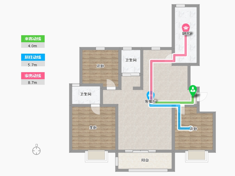 山东省-日照市-上和·海悦府-102.67-户型库-动静线