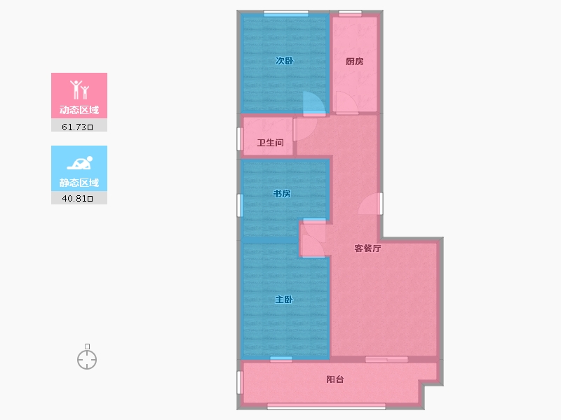 山东省-日照市-潮河春田-91.31-户型库-动静分区