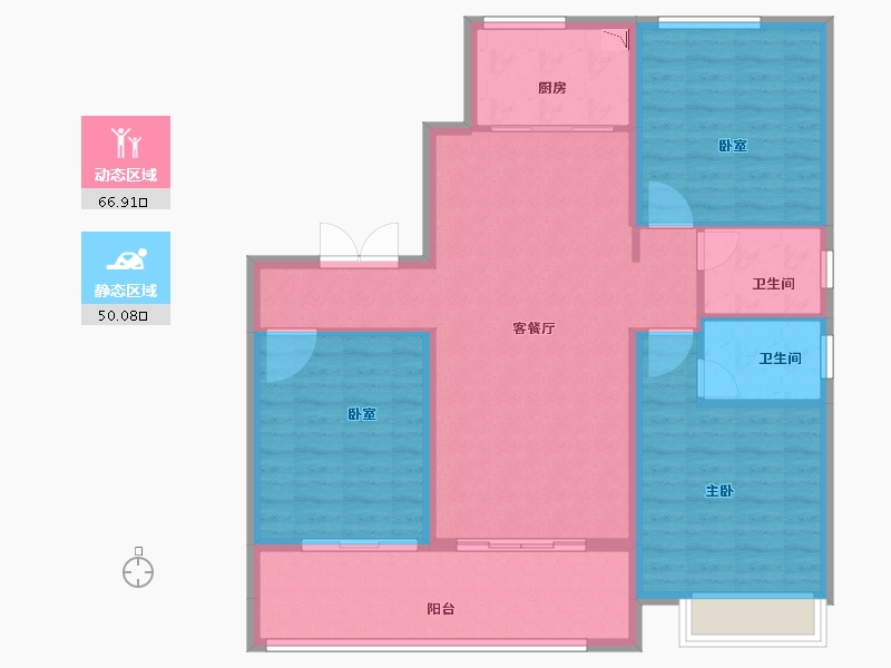 河南省-洛阳市-湖滨美院-106.25-户型库-动静分区