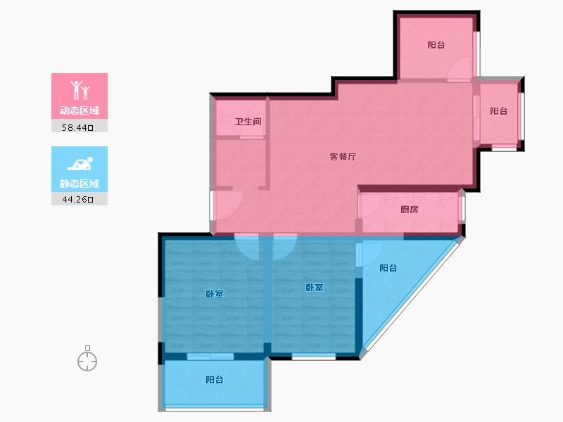 河南省-郑州市-城果-91.18-户型库-动静分区