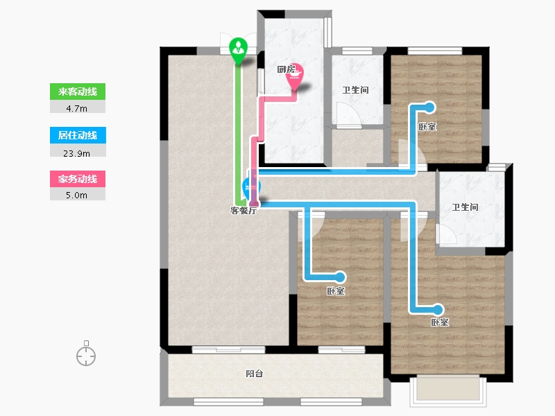 河南省-安阳市-中圣龙栖湾-114.00-户型库-动静线