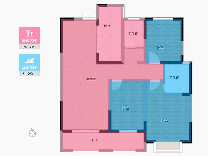 河南省-安阳市-中圣龙栖湾-114.00-户型库-动静分区