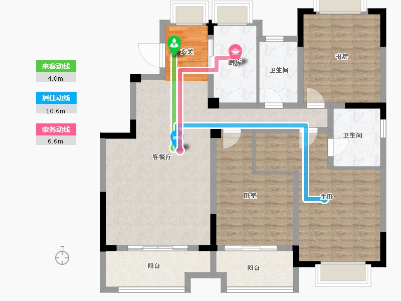 山东省-济南市-中建长清湖-113.62-户型库-动静线