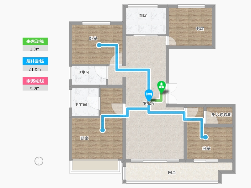 河南省-开封市-兰大豪庭-116.13-户型库-动静线