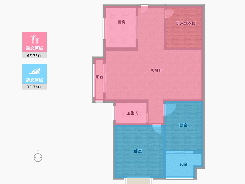 河南省-洛阳市-东悦城-90.00-户型库-动静分区