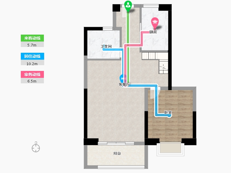 福建省-漳州市-融信壹号府-71.51-户型库-动静线