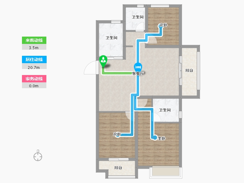 河南省-洛阳市-华芳福昌郡-97.39-户型库-动静线