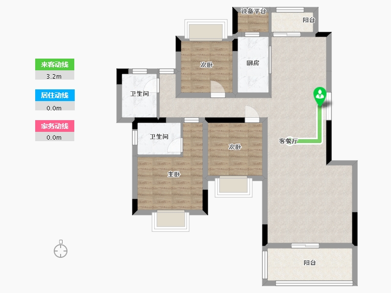 江西省-宜春市-上高壹号院-92.00-户型库-动静线