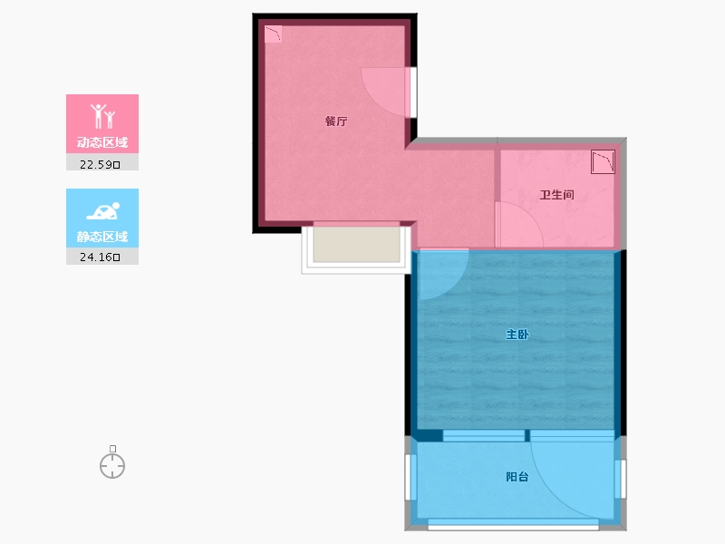 河南省-新乡市-信合湖畔春天-41.39-户型库-动静分区