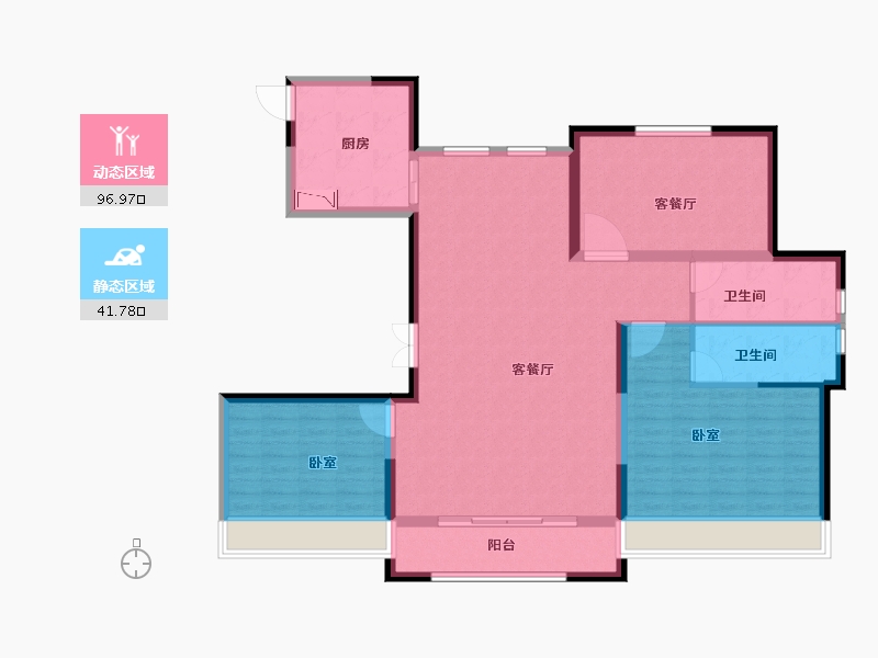 山东省-菏泽市-新洲欧洲城-126.00-户型库-动静分区