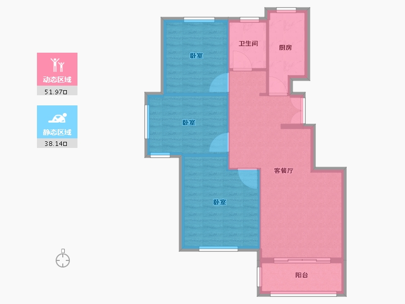 山东省-烟台市-侯至府-82.00-户型库-动静分区