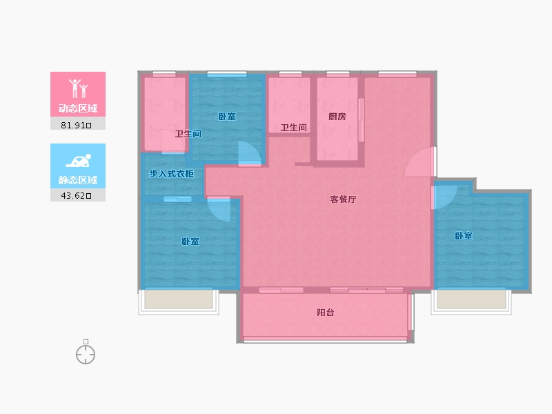 山东省-聊城市-星光·璟园-113.01-户型库-动静分区