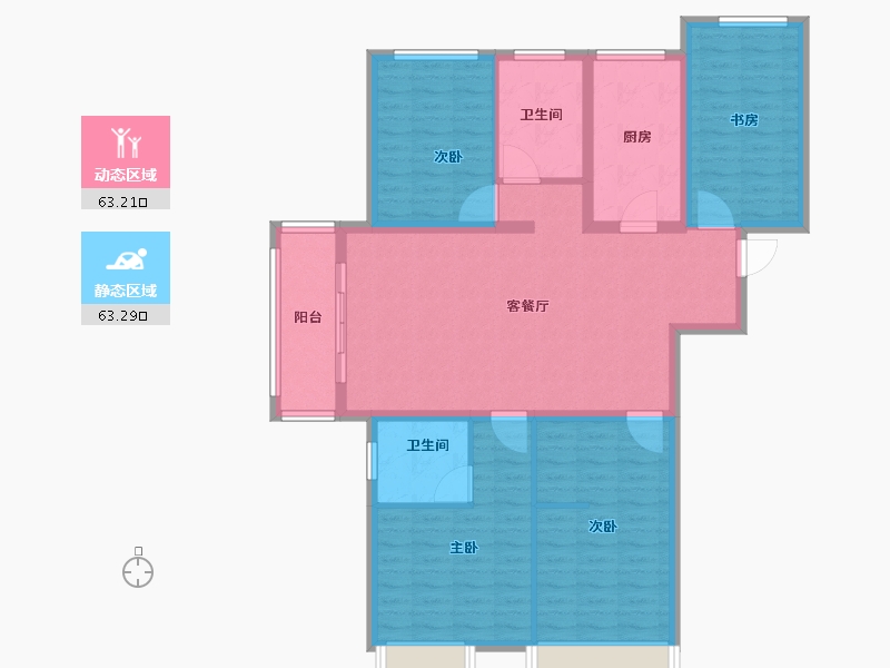 山东省-威海市-盛世公园壹号-114.00-户型库-动静分区