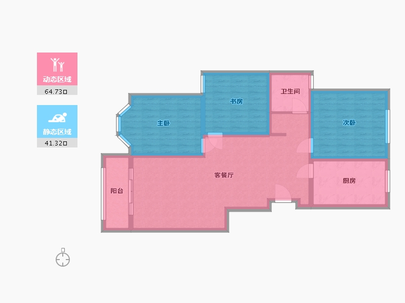 河南省-开封市-翠庭尚都-95.00-户型库-动静分区