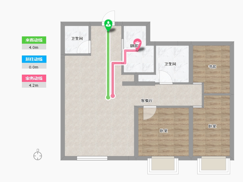 新疆维吾尔自治区-乌鲁木齐市-佳源丝路文化城-69.81-户型库-动静线