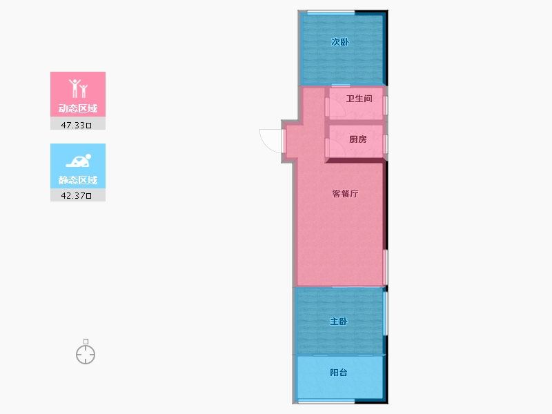 山东省-济南市-齐鲁百老汇-81.01-户型库-动静分区