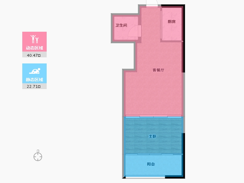 山东省-济南市-齐鲁百老汇-58.00-户型库-动静分区