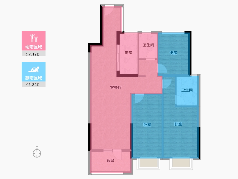 山东省-青岛市-金科恒联集美常青-92.00-户型库-动静分区