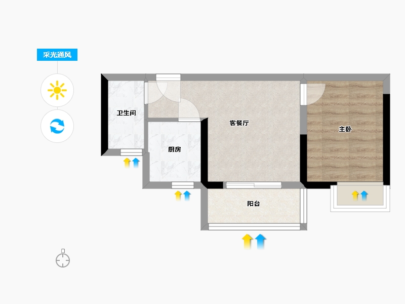 湖南省-郴州市-国明玺悦府-38.04-户型库-采光通风