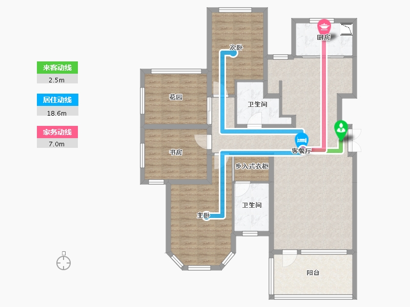 山东省-济南市-诺德名城-119.15-户型库-动静线