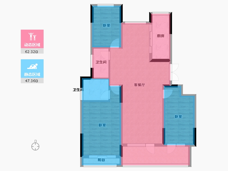 山东省-青岛市-金科恒联集美常青-98.01-户型库-动静分区