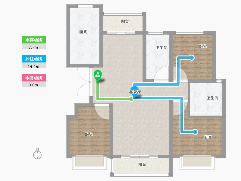 河南省-开封市-通许国奥·雅苑-101.31-户型库-动静线