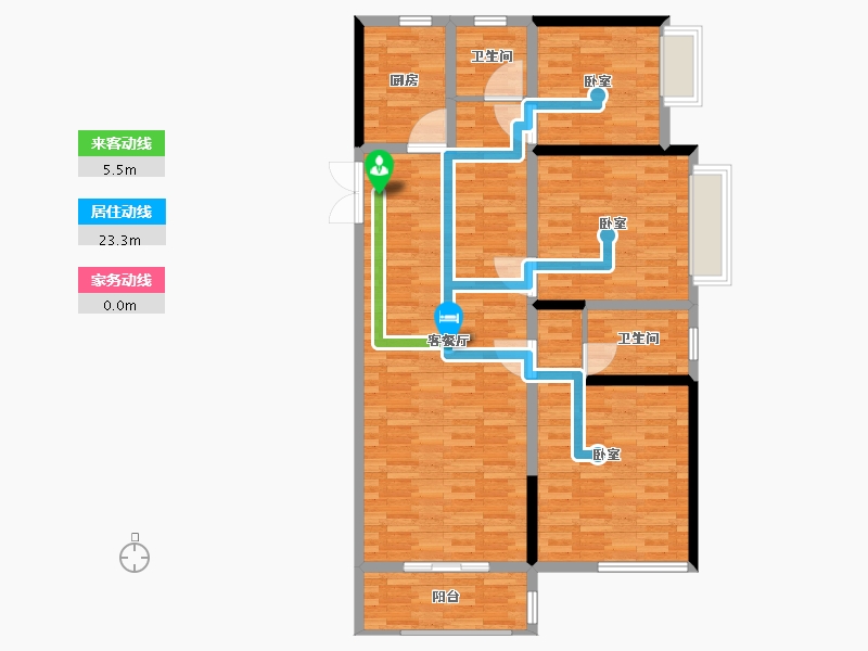 河南省-郑州市-腾威城-108.45-户型库-动静线