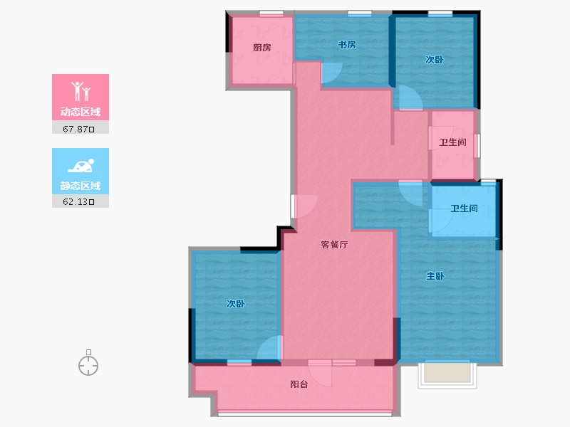 山东省-日照市-爱情芳华里-116.01-户型库-动静分区