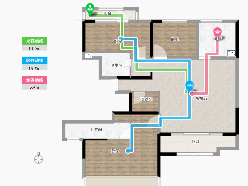 山东省-菏泽市-新洲欧洲城-124.00-户型库-动静线