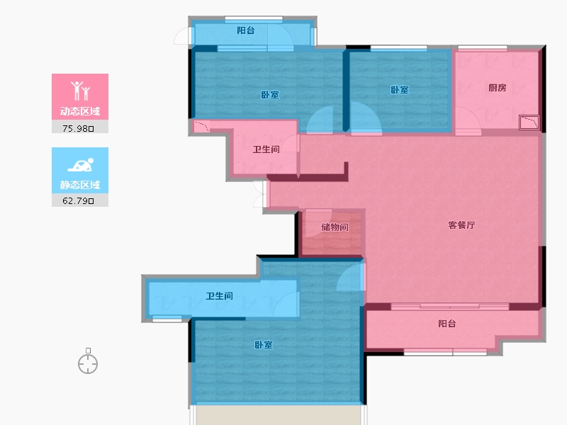 山东省-菏泽市-新洲欧洲城-124.00-户型库-动静分区