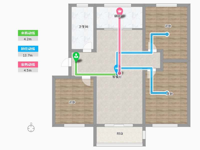 山东省-济南市-鑫隆颐景城-93.00-户型库-动静线