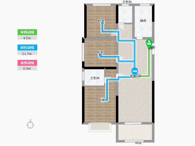 河南省-郑州市-豫发白鹭源春晓-95.31-户型库-动静线