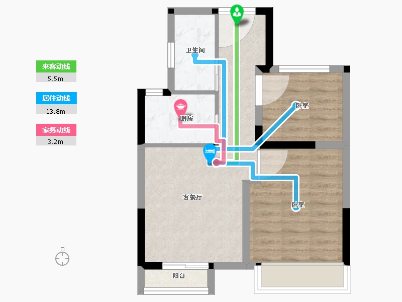 河南省-安阳市-水木清华龙熙地-49.99-户型库-动静线