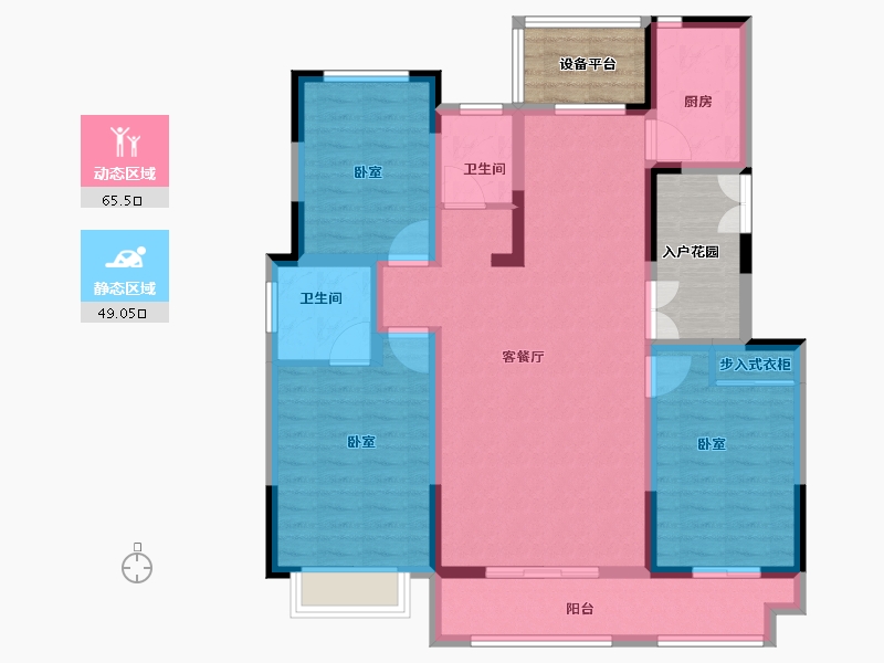 河南省-安阳市-中圣龙栖湾-113.00-户型库-动静分区