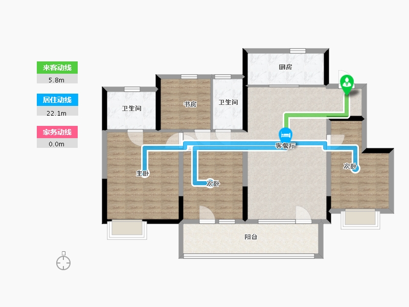 山东省-青岛市-金科平澜府-114.00-户型库-动静线