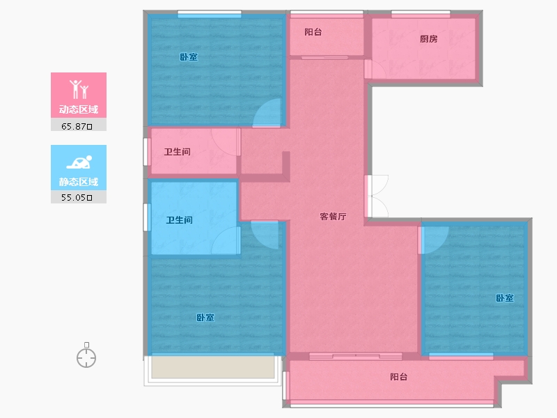 河南省-开封市-兰大豪庭-107.99-户型库-动静分区