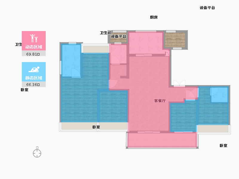 浙江省-绍兴市-公元壹品-126.00-户型库-动静分区