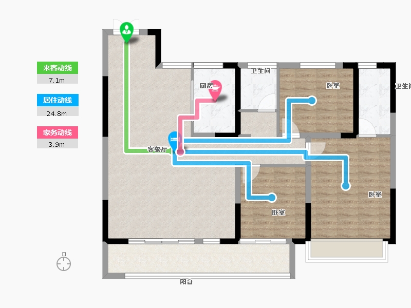 河南省-安阳市-开祥御龙城-114.00-户型库-动静线