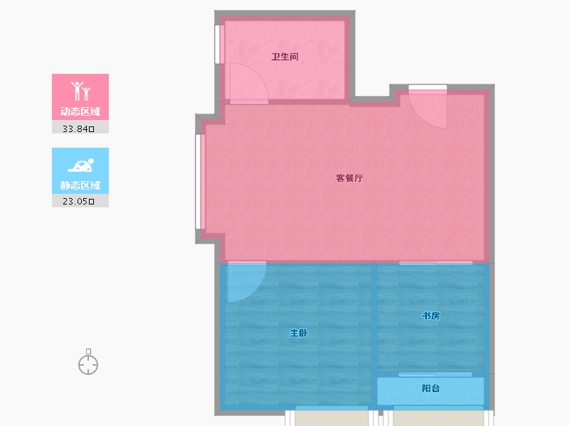 山东省-济南市-拉菲微公馆-52.00-户型库-动静分区